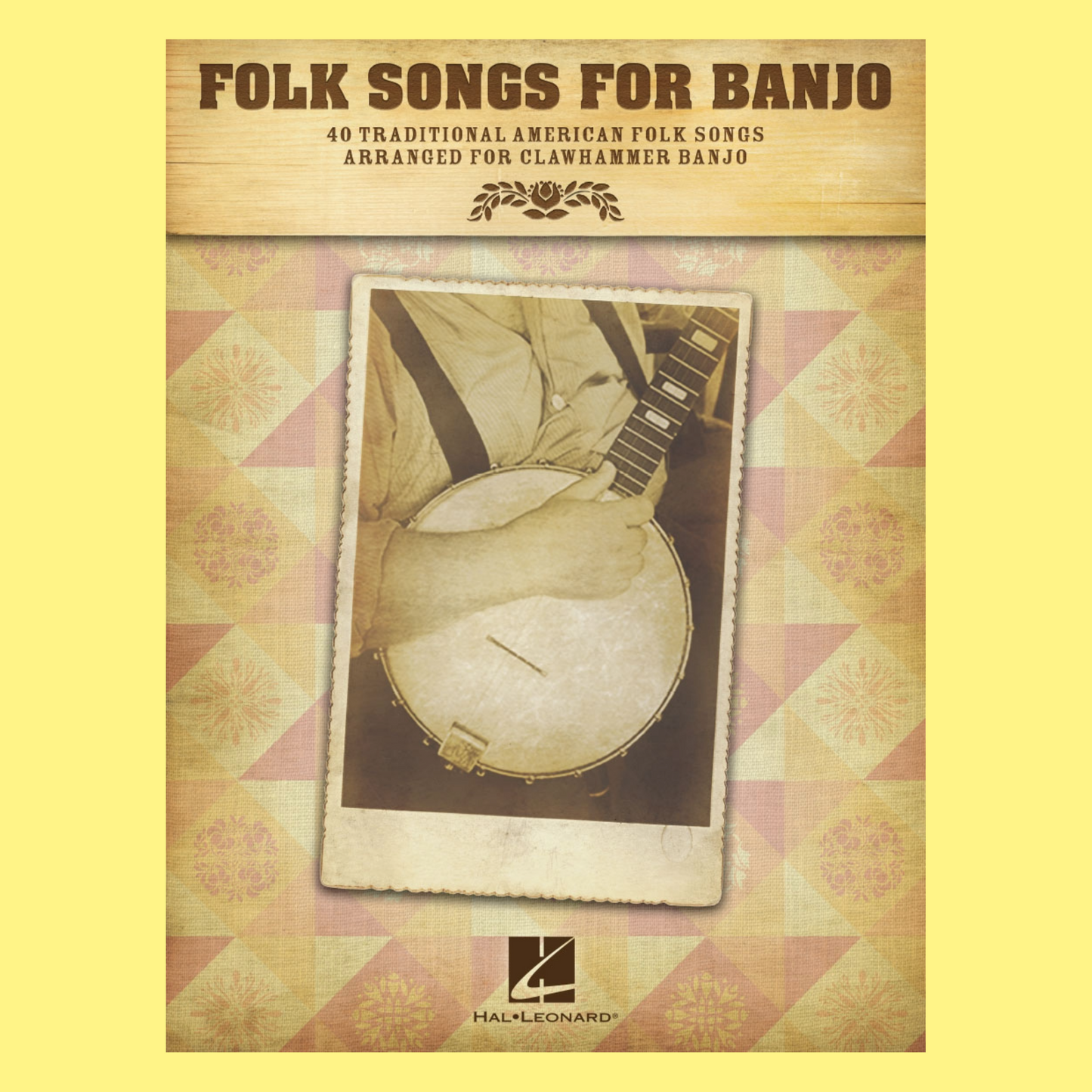 Folk Songs For Banjo Book