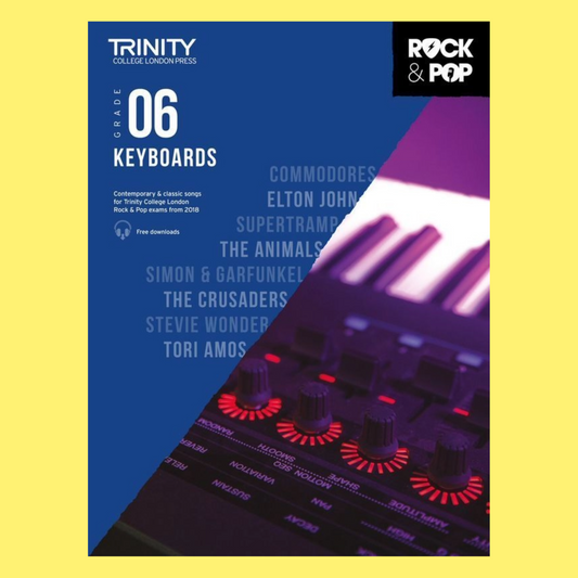 Trinity Rock & Pop Keyboards Grade 6 2018 Book