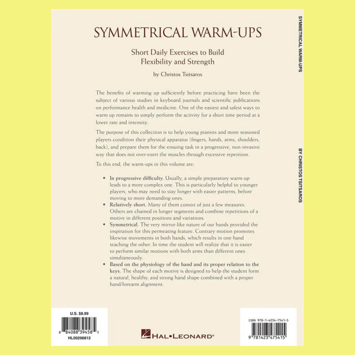 HLSPL Symmetrical Warm Ups Book