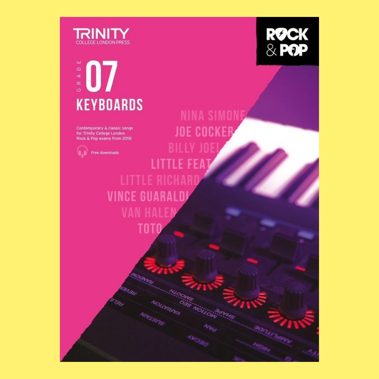 Trinity Rock & Pop - Keyboards Grade 7 Book (2018)