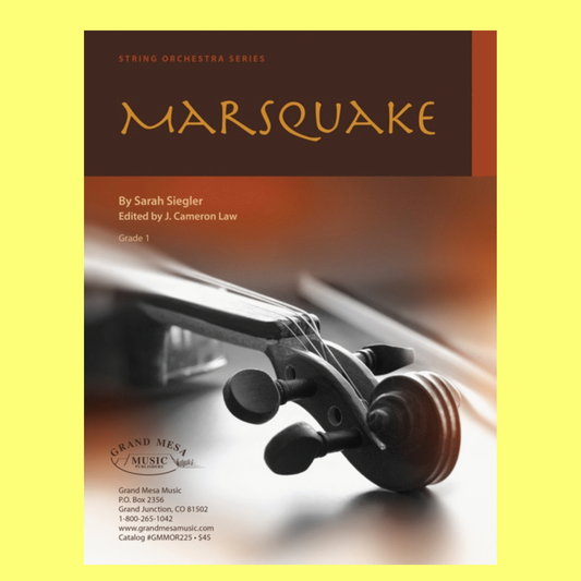 Marsquake for String Orchestra 1 Score/Parts