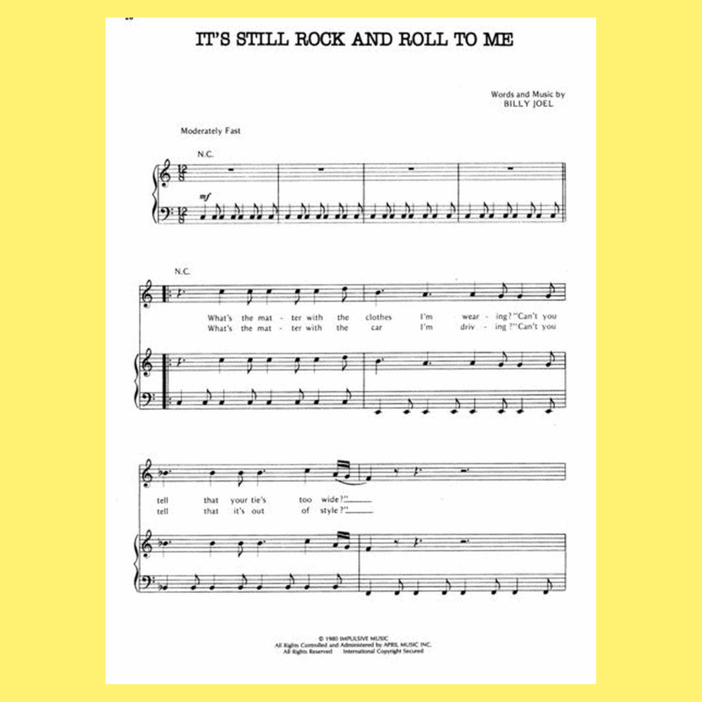 Billy Joel - Complete Book Volume 2 For Piano, Vocal & Guitar