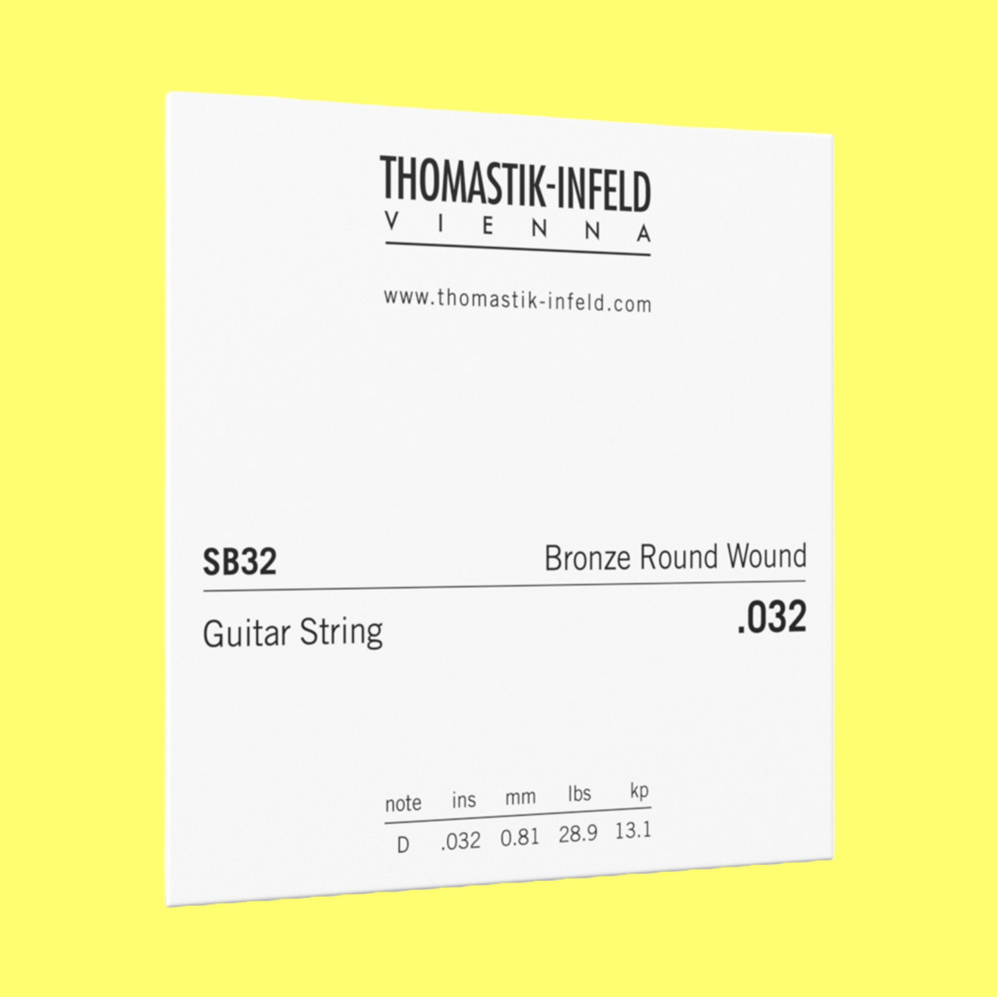 Thomastik SB23 Acoustic Guitar Bronze Flatwound single String - Gauge 0.32