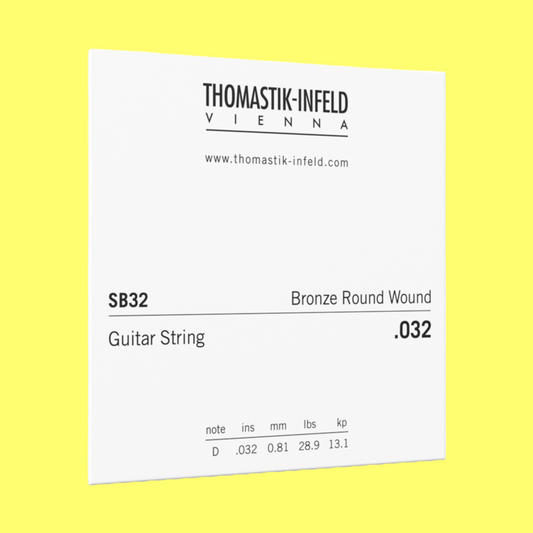 Thomastik SB23 Acoustic Guitar Bronze Flatwound single String - Gauge 0.32