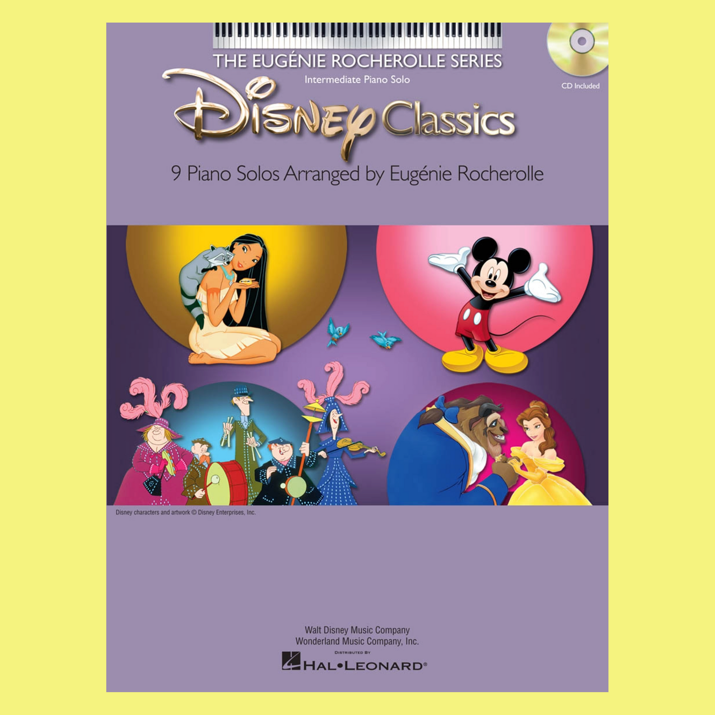 Disney Classics Intermediate Piano Solos Book/Cd