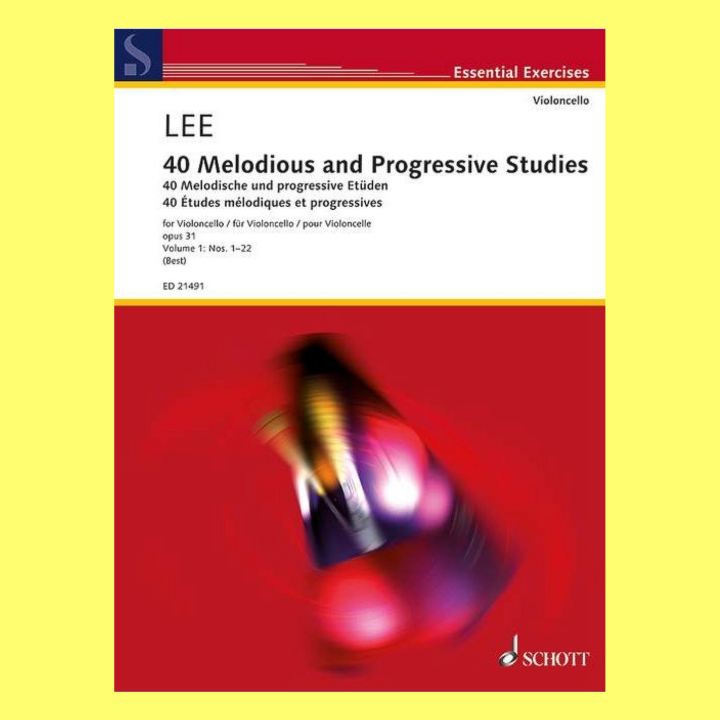 Sebastian Lee - 40 Melodious and Progressive Studies Op 31 Volume 1 Book