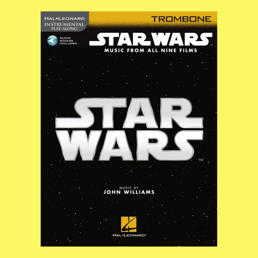 Star Wars Instrumental Play Along Trombone Book/Ola