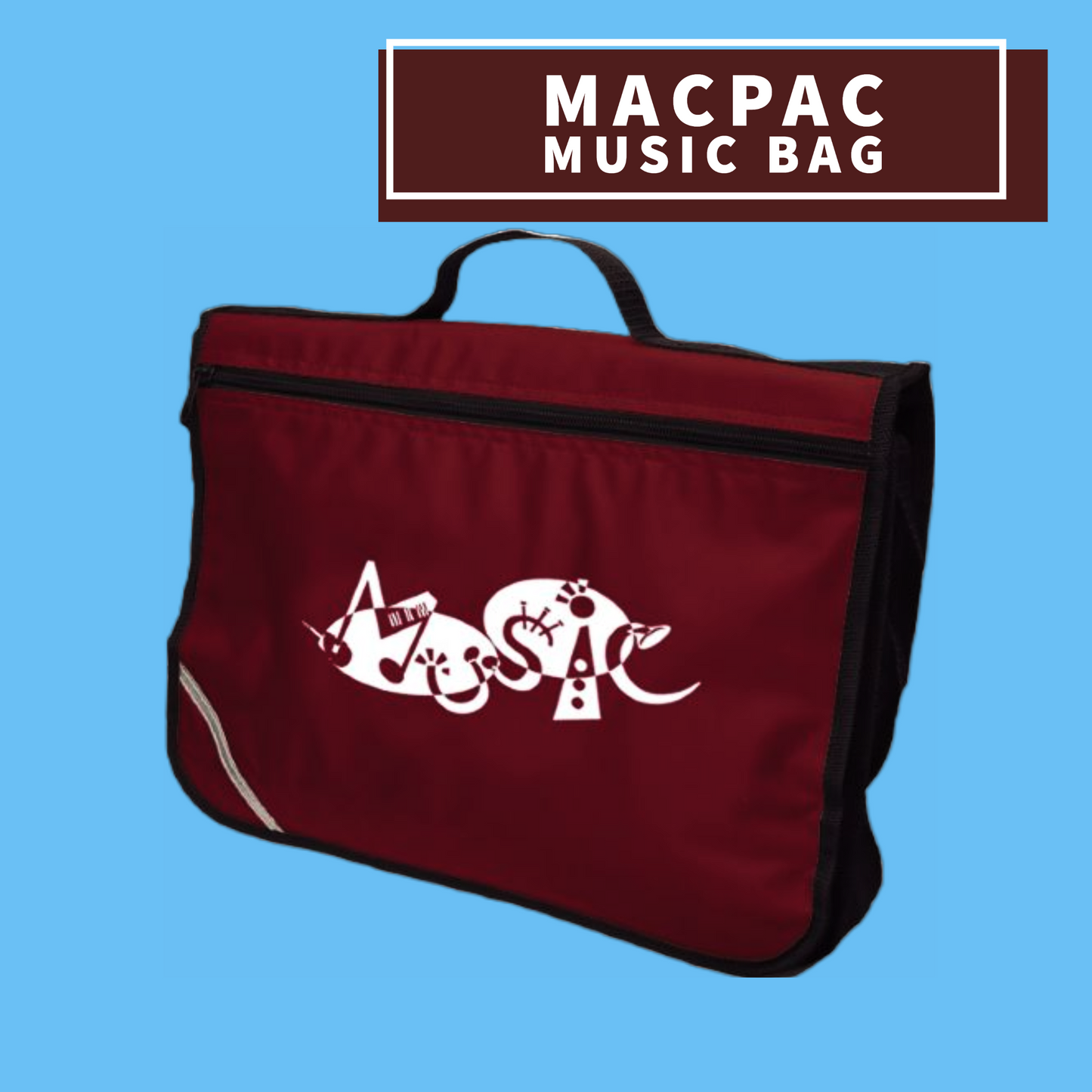 Mapac Excel Music Bag - Maroon Giftware