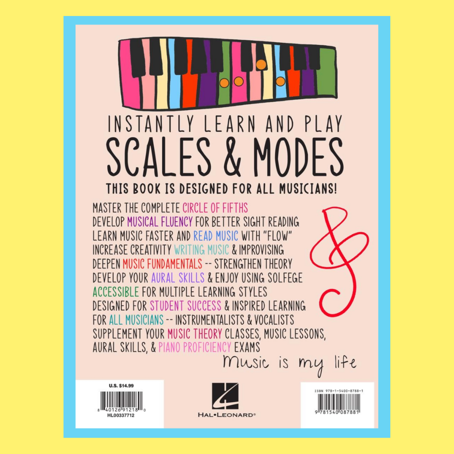 Visualize Keyboard Scales & Modes Book