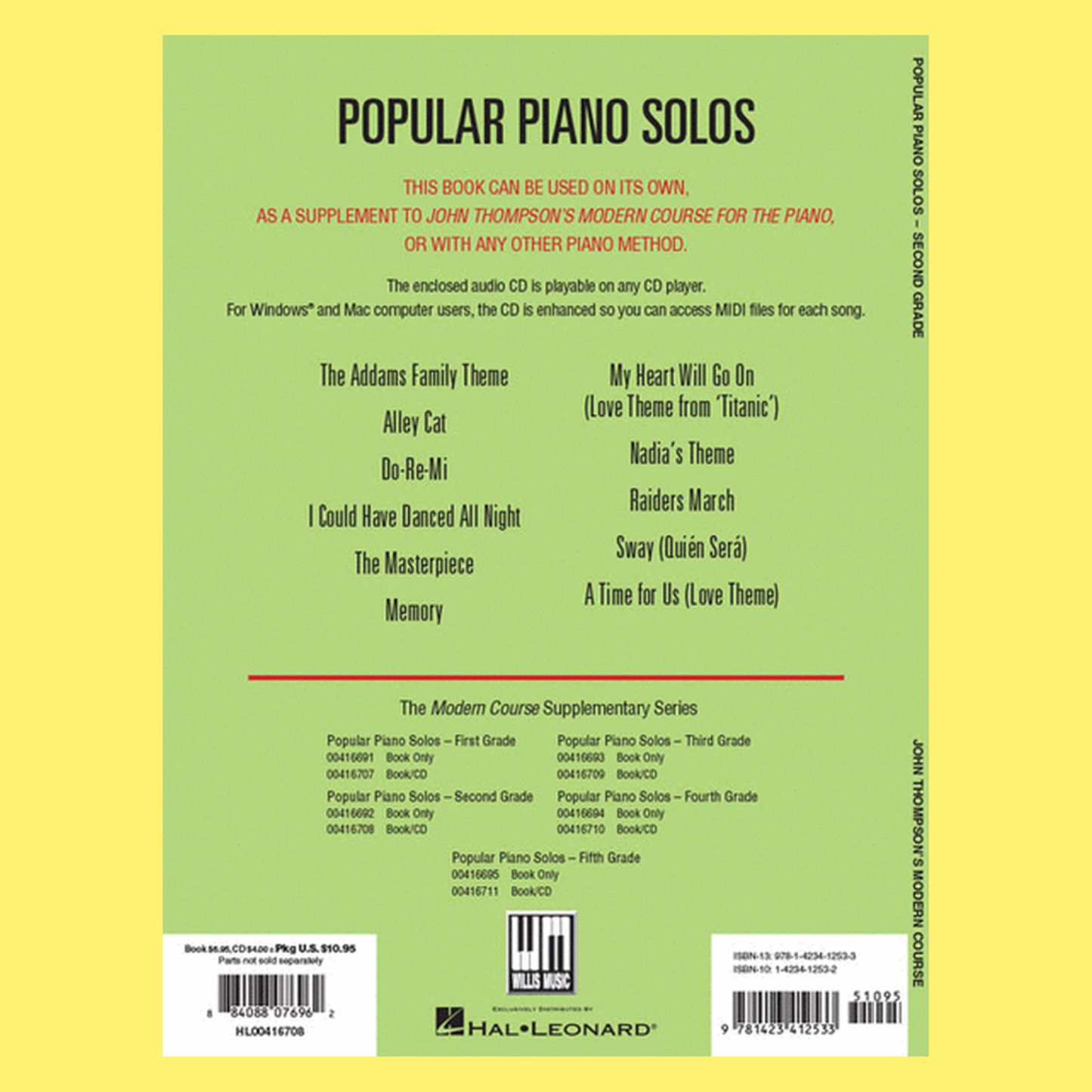 John Thompson's Popular Piano Solos - Grade 2 - Book/Cd Pack