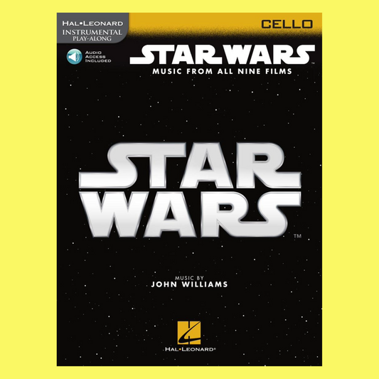 Star Wars Instrumental Play Along Cello Book/Ola