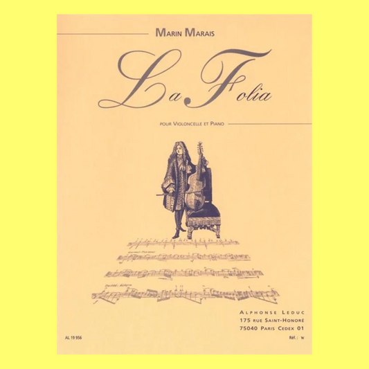 Marin La Folia - Bazelaire Cello Sheet Music