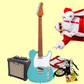 Northstar Cadillac Blue T-Style Electric Guitar, Amp & Accessory Christmas Pack