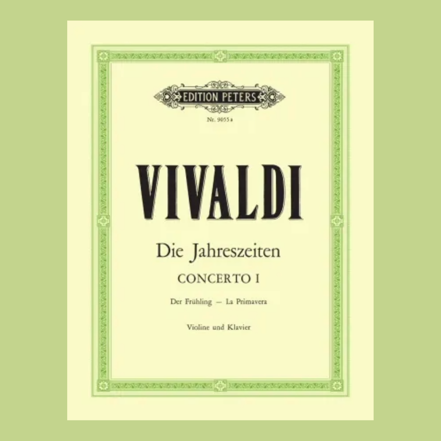 Vivaldi - 4 Seasons Spring Concerto E Op 8 No 1 Violin/Piano