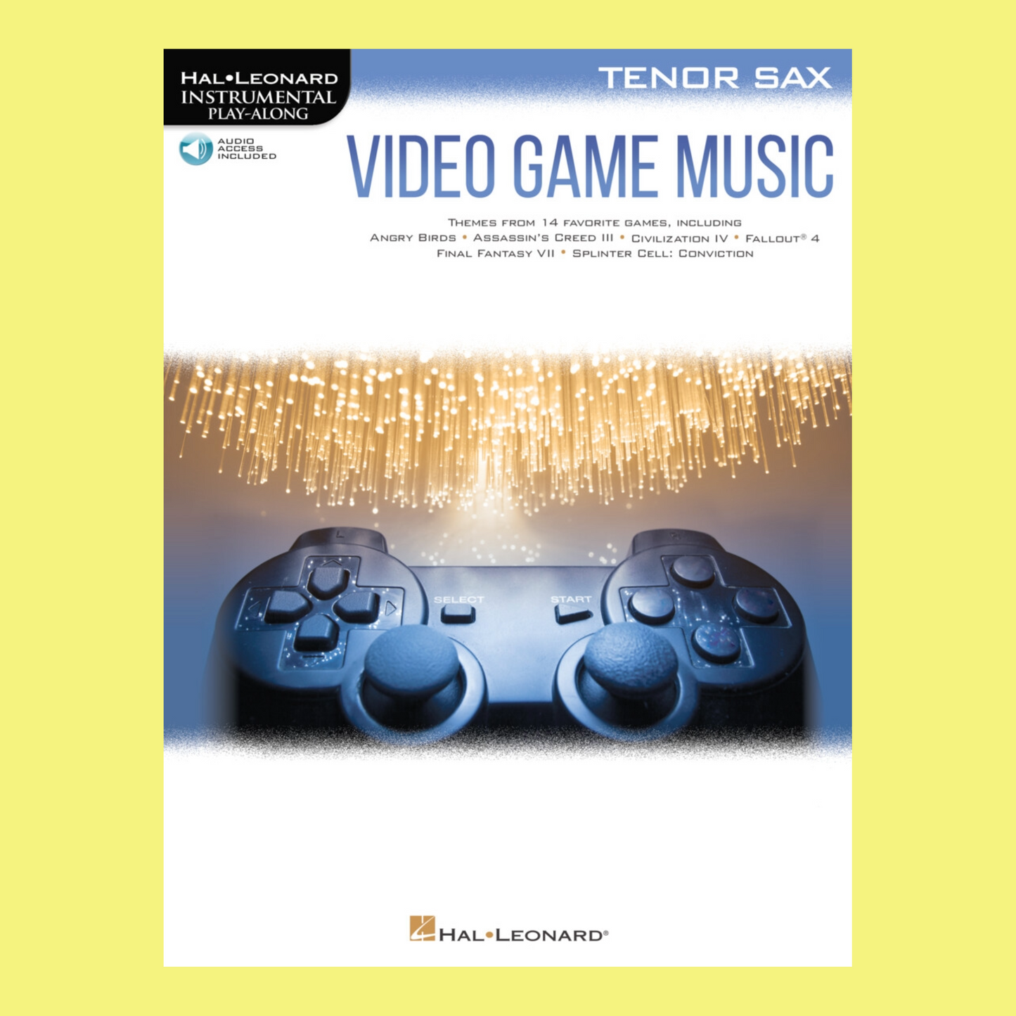 Video Game Music For Tenor Saxophone Play Along Book/Ola