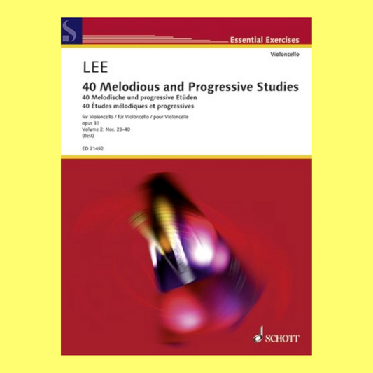 Sebastian Lee - 40 Melodious and Progressive Studies Op 31 Volume 2 Book