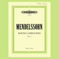 Mendelssohn - Rondo Capriccioso Op 14 For Piano Solo Book