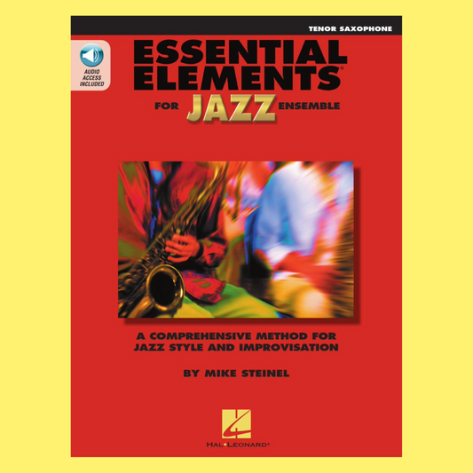 Essential Elements For Jazz Ensemble Tenor Saxophone Book 1 (Book/Ola)