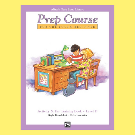 Alfred's Basic Piano Prep Course - Activity & Ear Training Level D Book