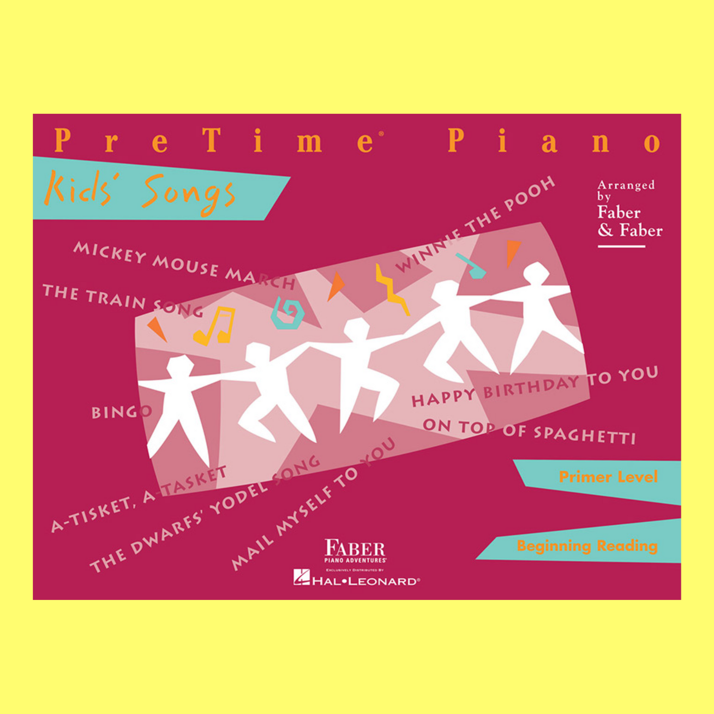 Faber PreTime Piano - Kid's Songs Primer Level Book