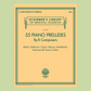 55 Piano Preludes By 8 Composers Book