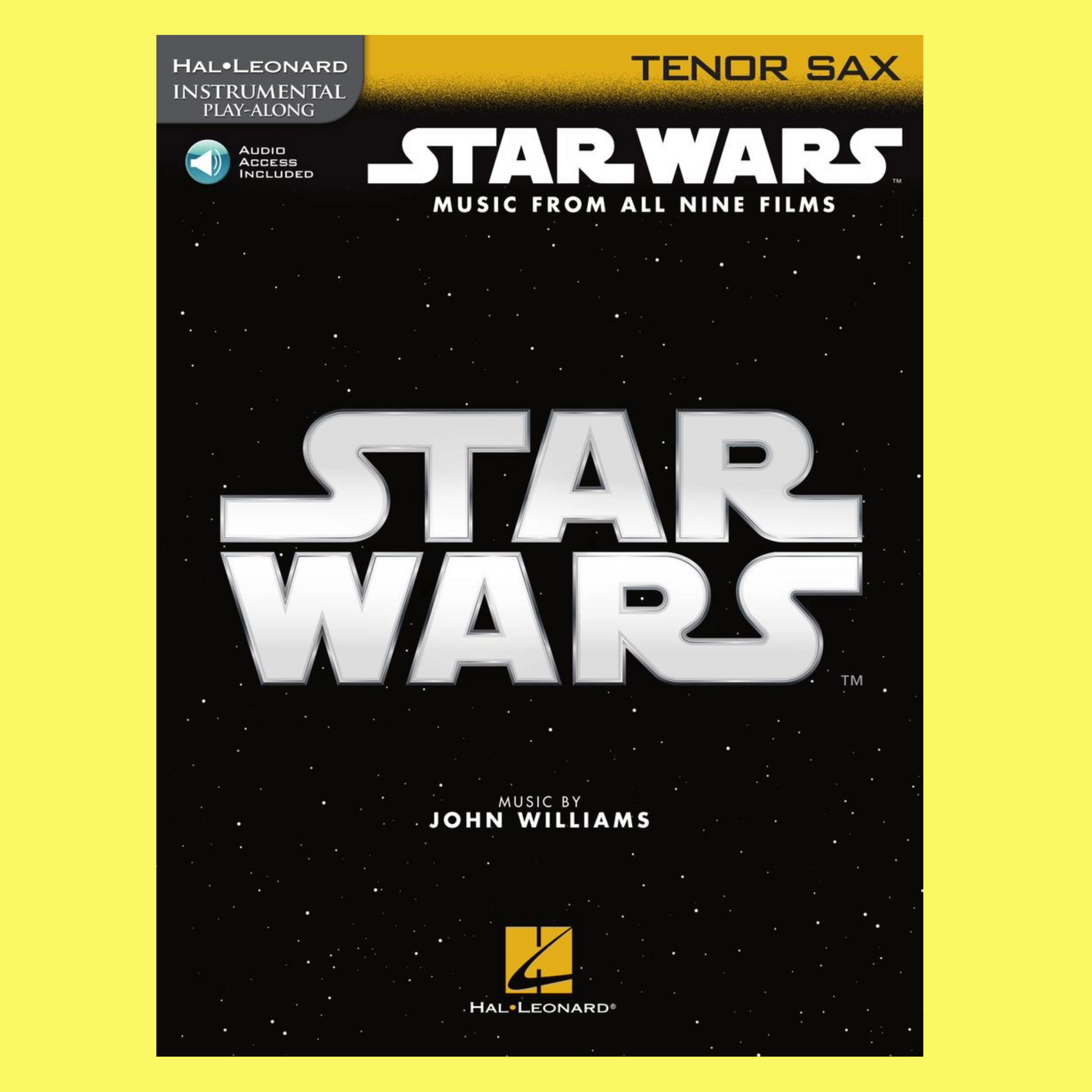 Star Wars Instrumental Play Along Tenor Sax Book/Ola