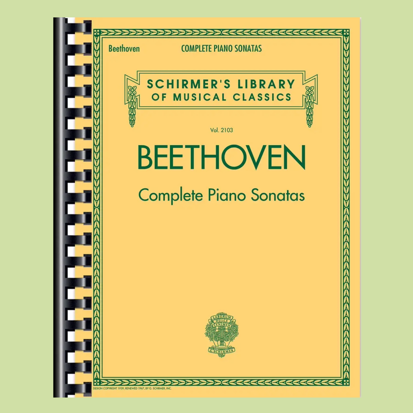 Ludwig Van Beethoven - Complete Piano Sonatas Spiral Bound Book