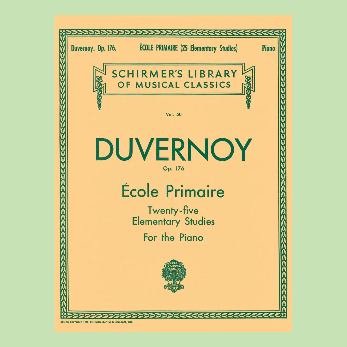 Duvernoy - 25 Elementary Studies Op 176 Piano Book