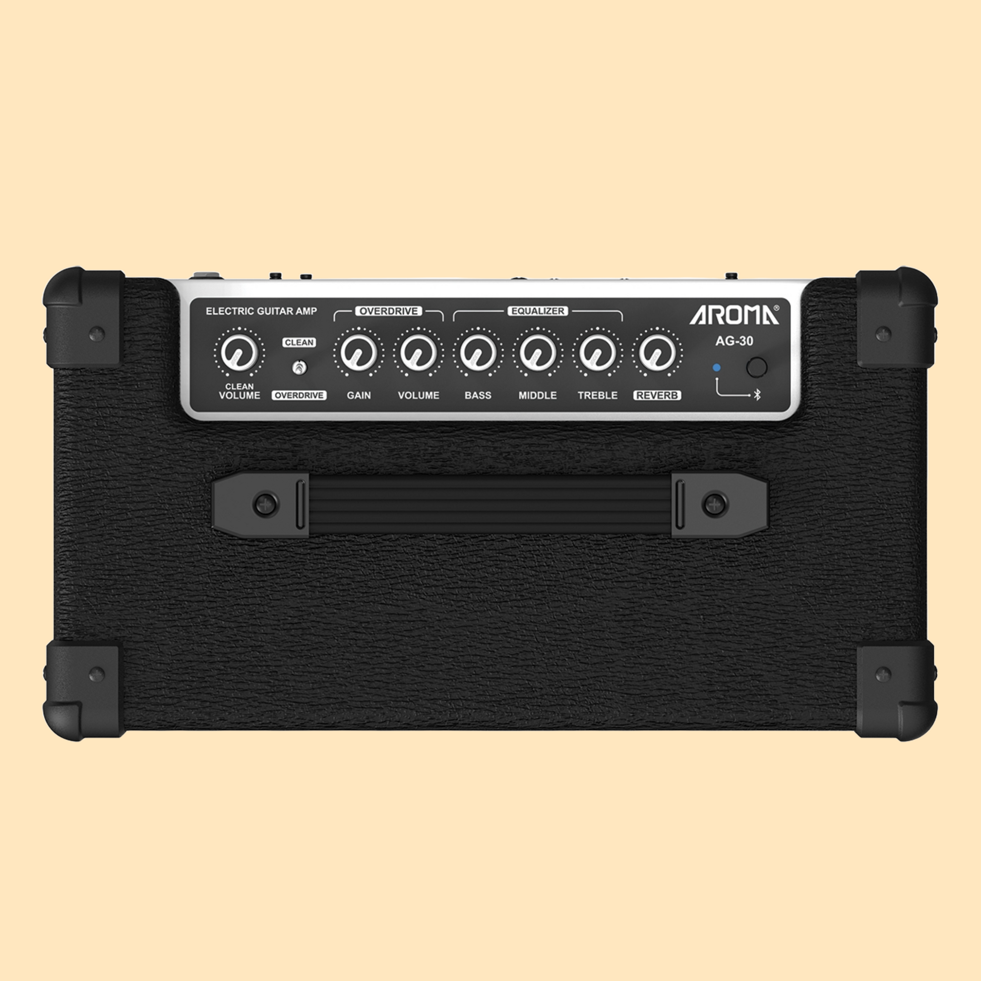 Aroma AG-30 Black 30W Electric Guitar Amplifier