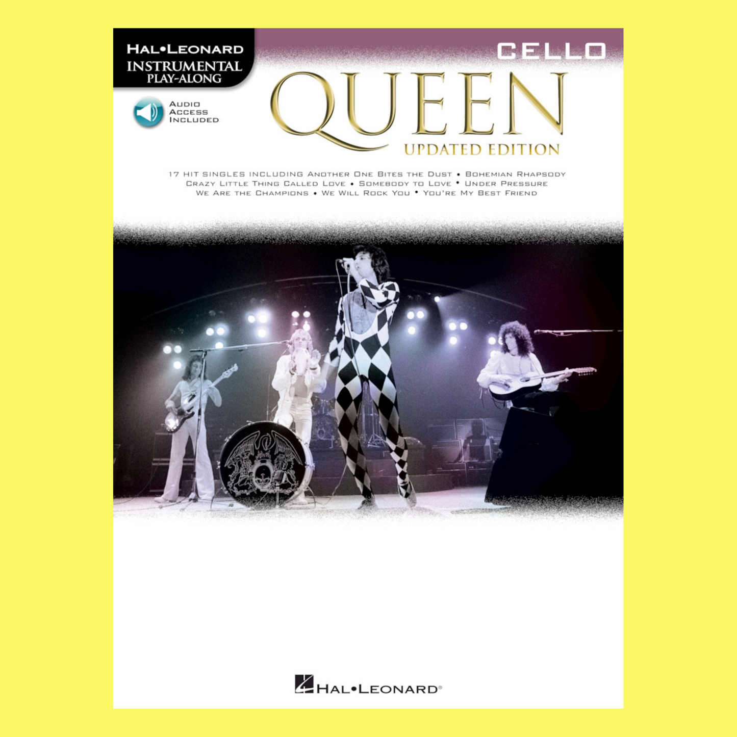 Queen For Cello - Updated Edition Play Along Book/Ola