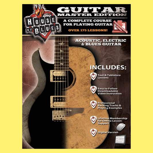 House Of Blues Guitar - Master Edition Book/Olv