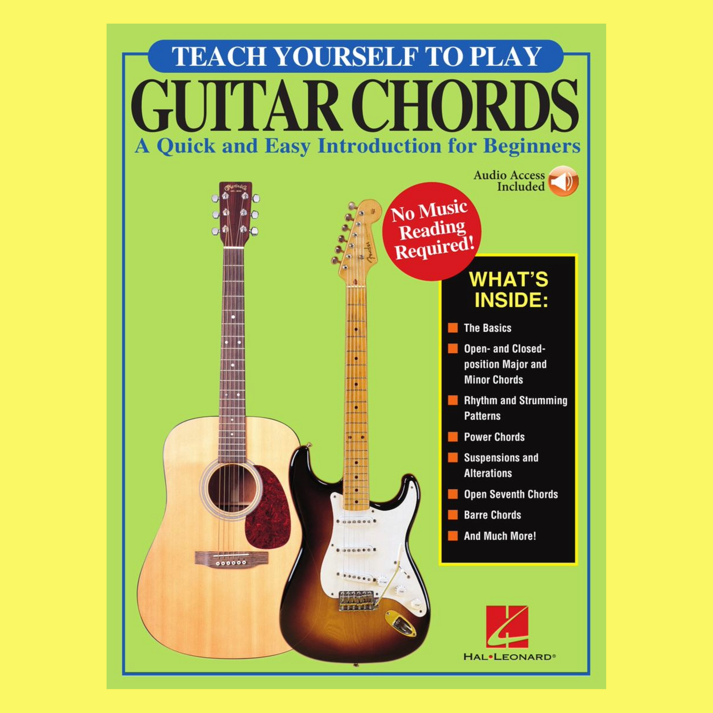 Teach Yourself To Play Guitar Chords Book/Ola