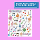 Happy Music Notes Sticker Sheet