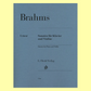 Brahms - Sonatas For Violin with Piano Accompaniment Urtext Book