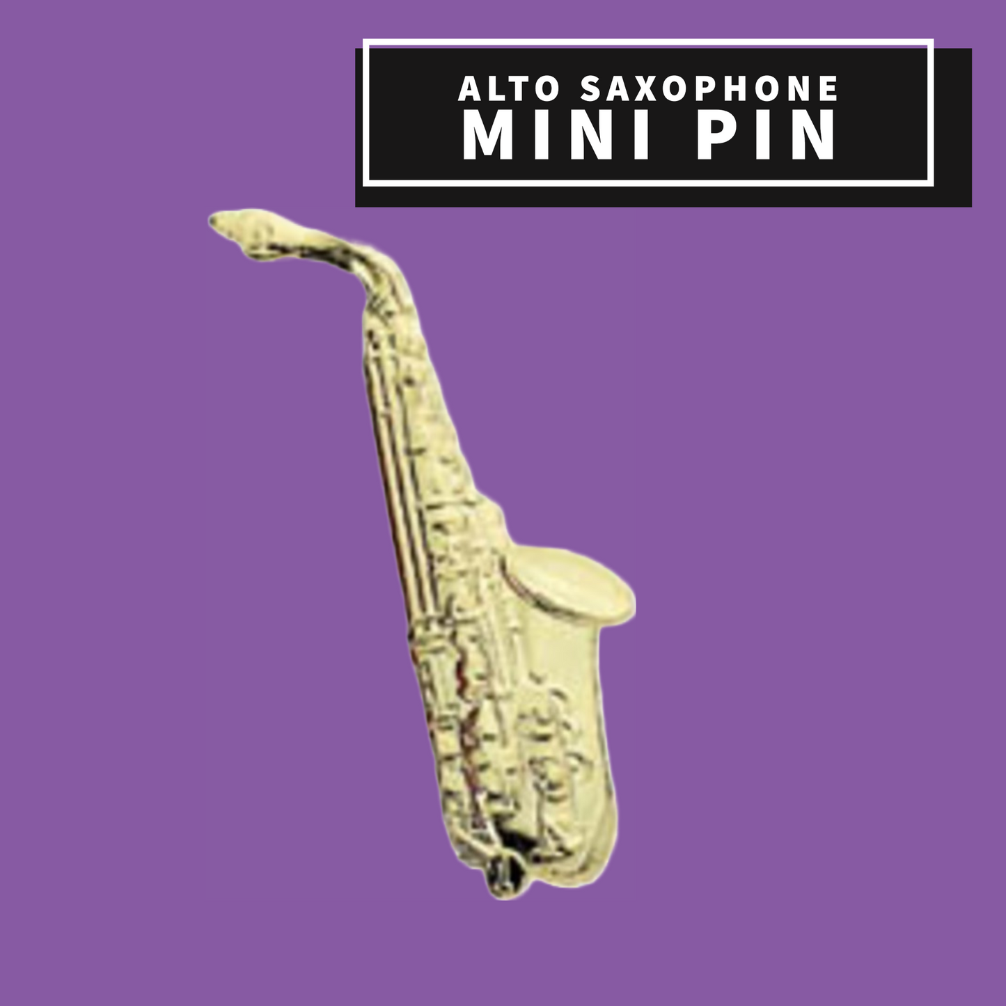 Alto Saxophone Mini Pin