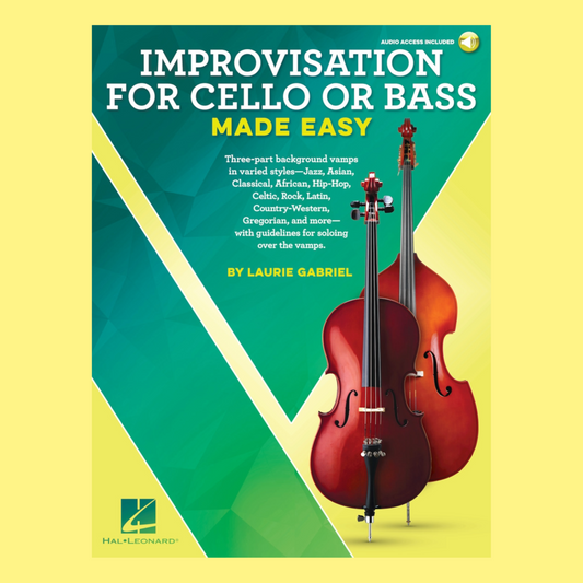 Improvisation For Cello and Double Bass Made Easy Book/Ola