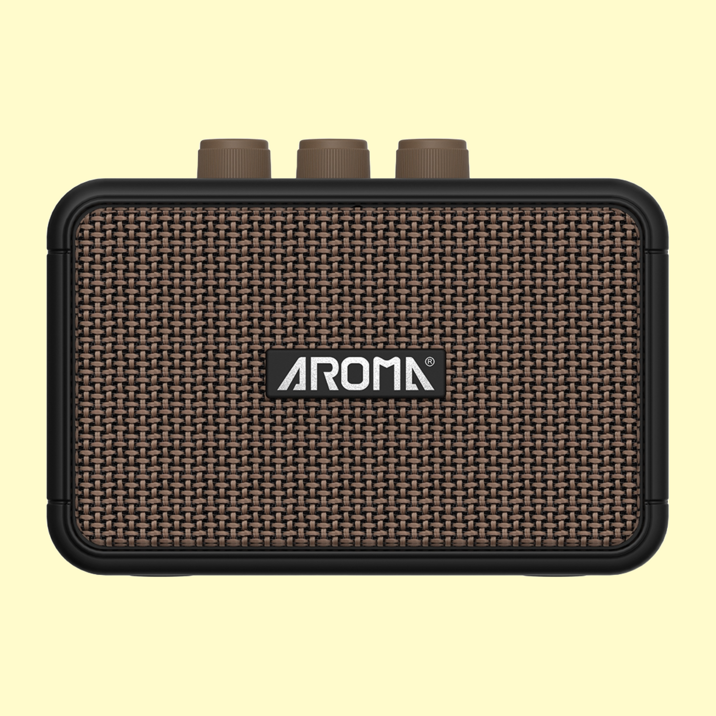 Aroma AG04BK 5W Electric Guitar Rechargeable Portable Amplifier - Black