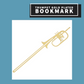 Music Themed Bookmark - Trumpet