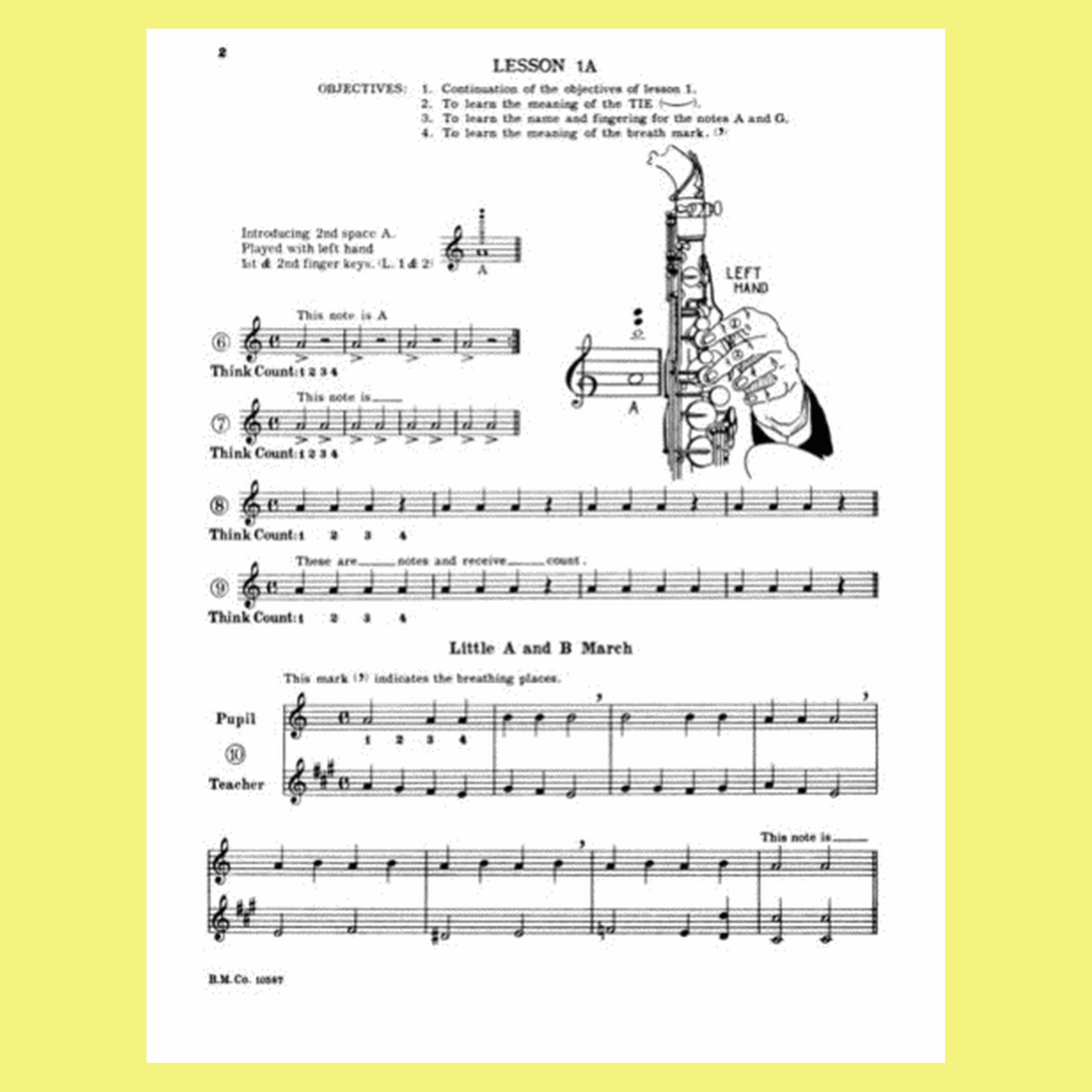 A Tune A Day - Saxophone Book 1