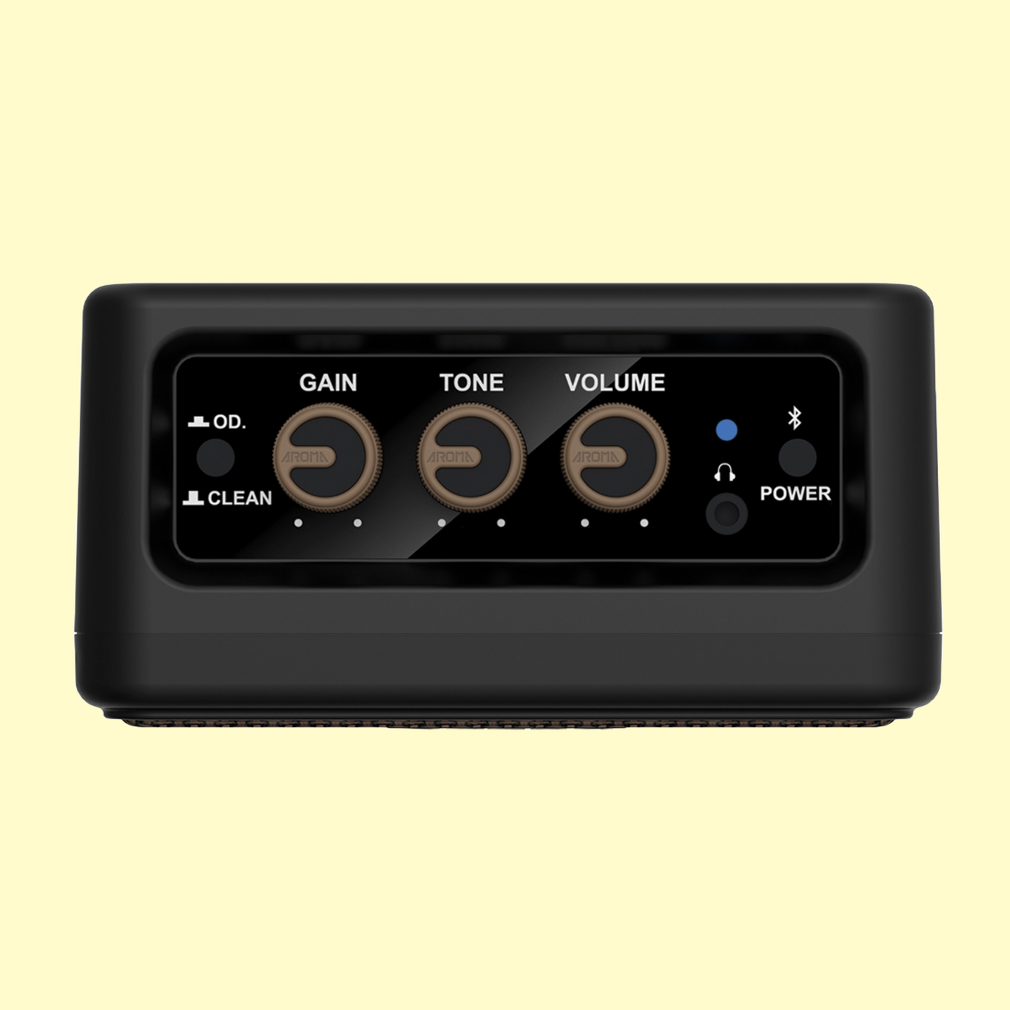 Aroma AG04BK 5W Electric Guitar Rechargeable Portable Amplifier - Black