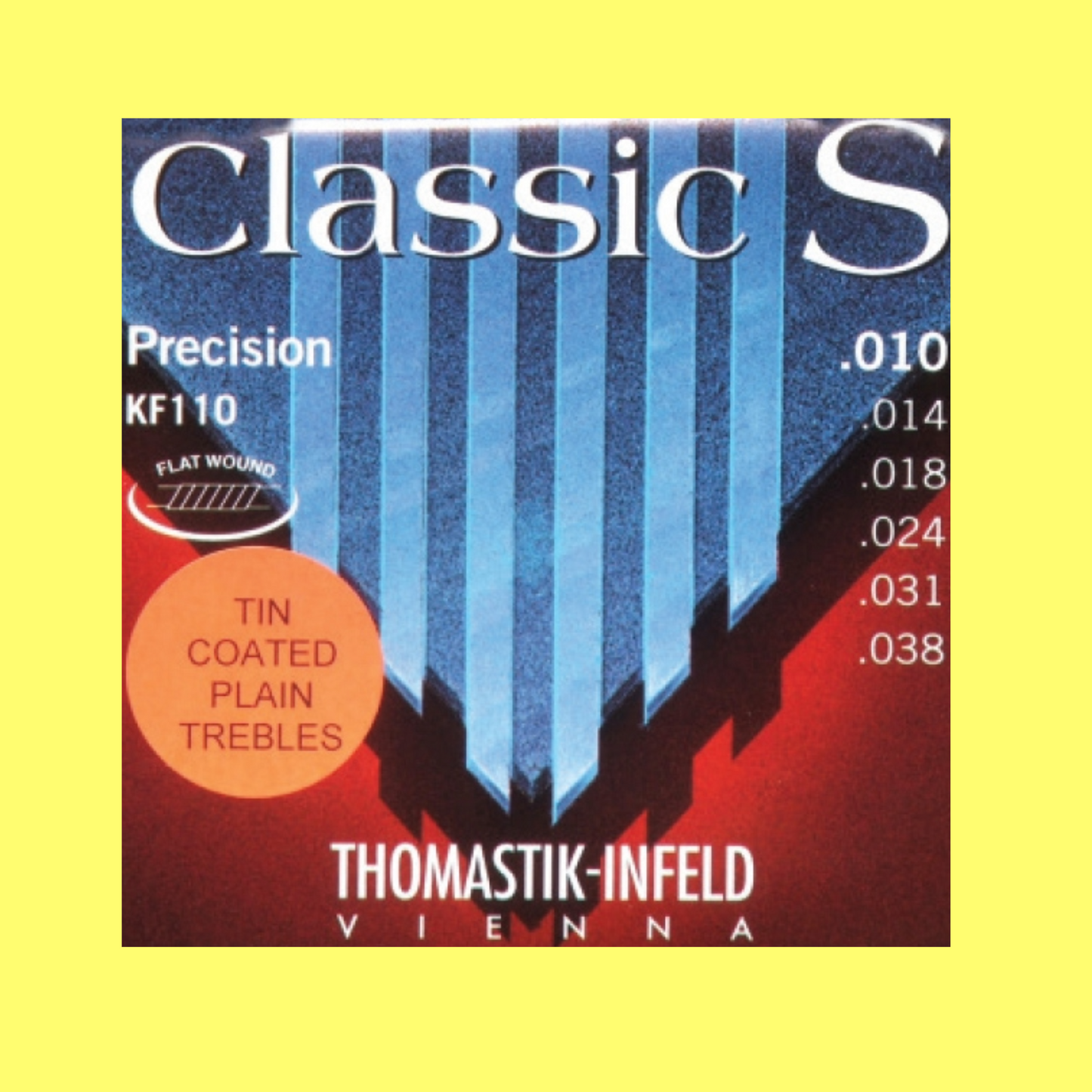 Thomastik KF110 Classic S Acoustic Guitar Rope Core 10-38 String Set