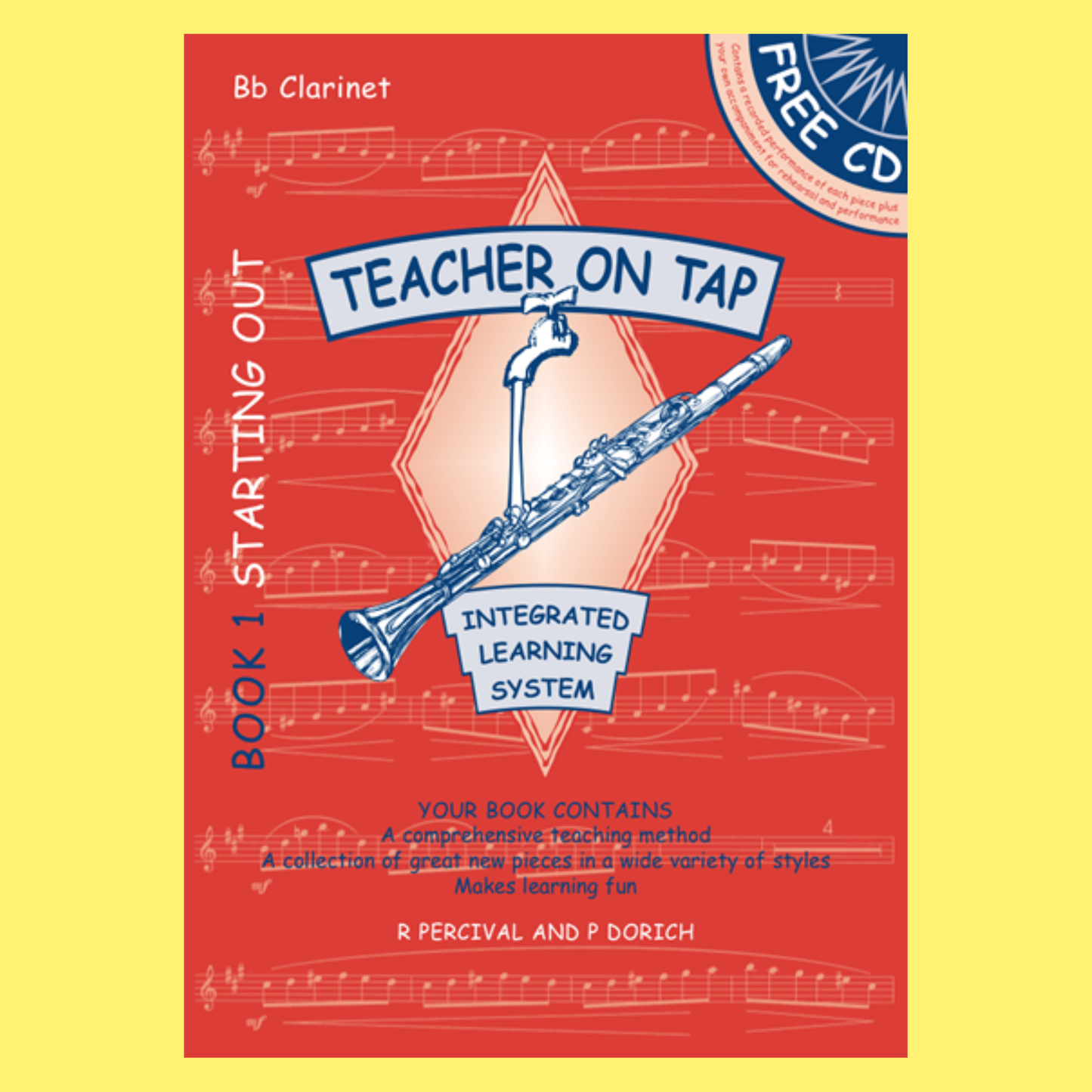 Teacher On Tap - Bb Clarinet Book 1 (Book/CD)