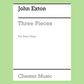 John Exton - 3 Pieces For Oboe Solo Sheet Music