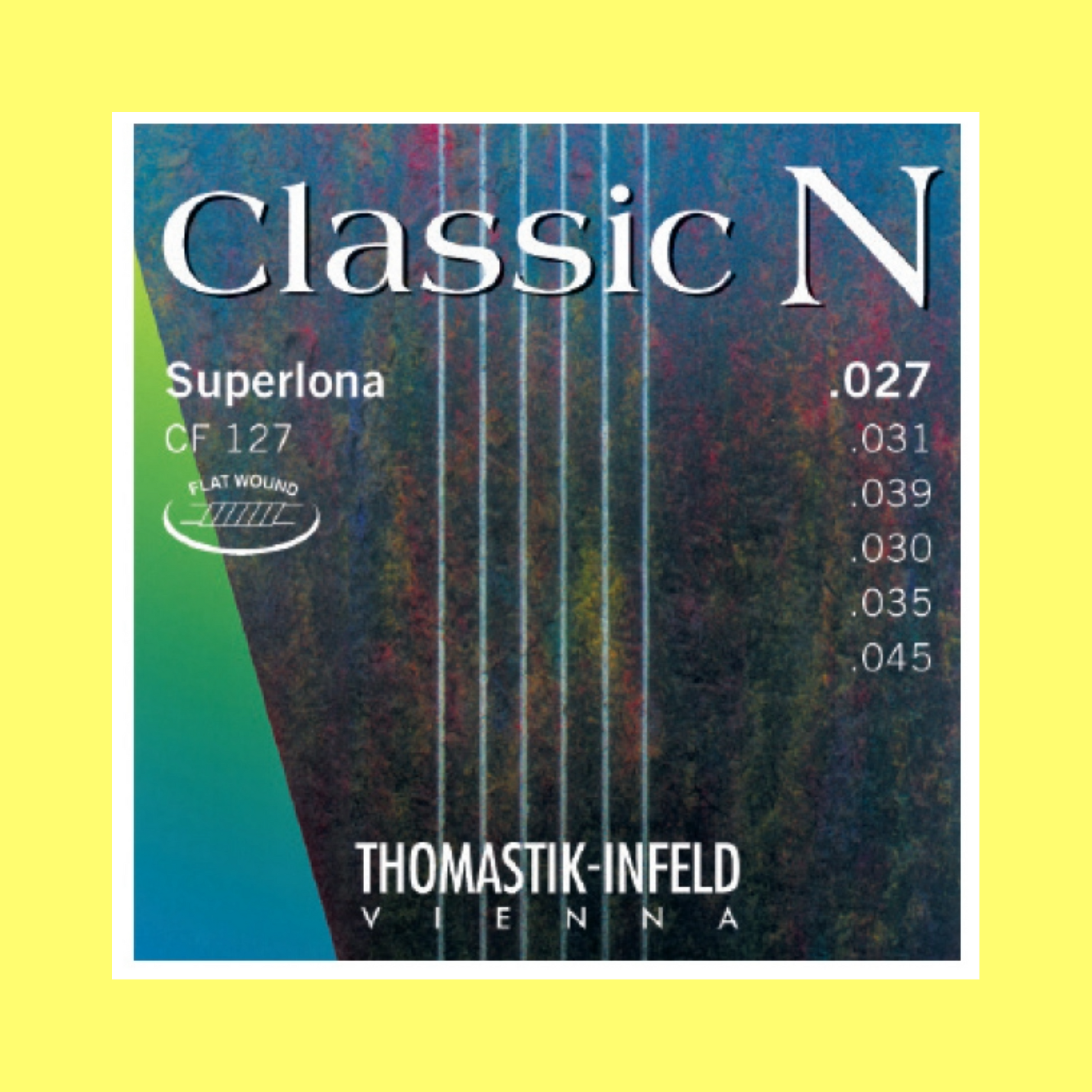 Thomastik CF127 Classic N Nylon Flat Wound Classical Guitar String Set