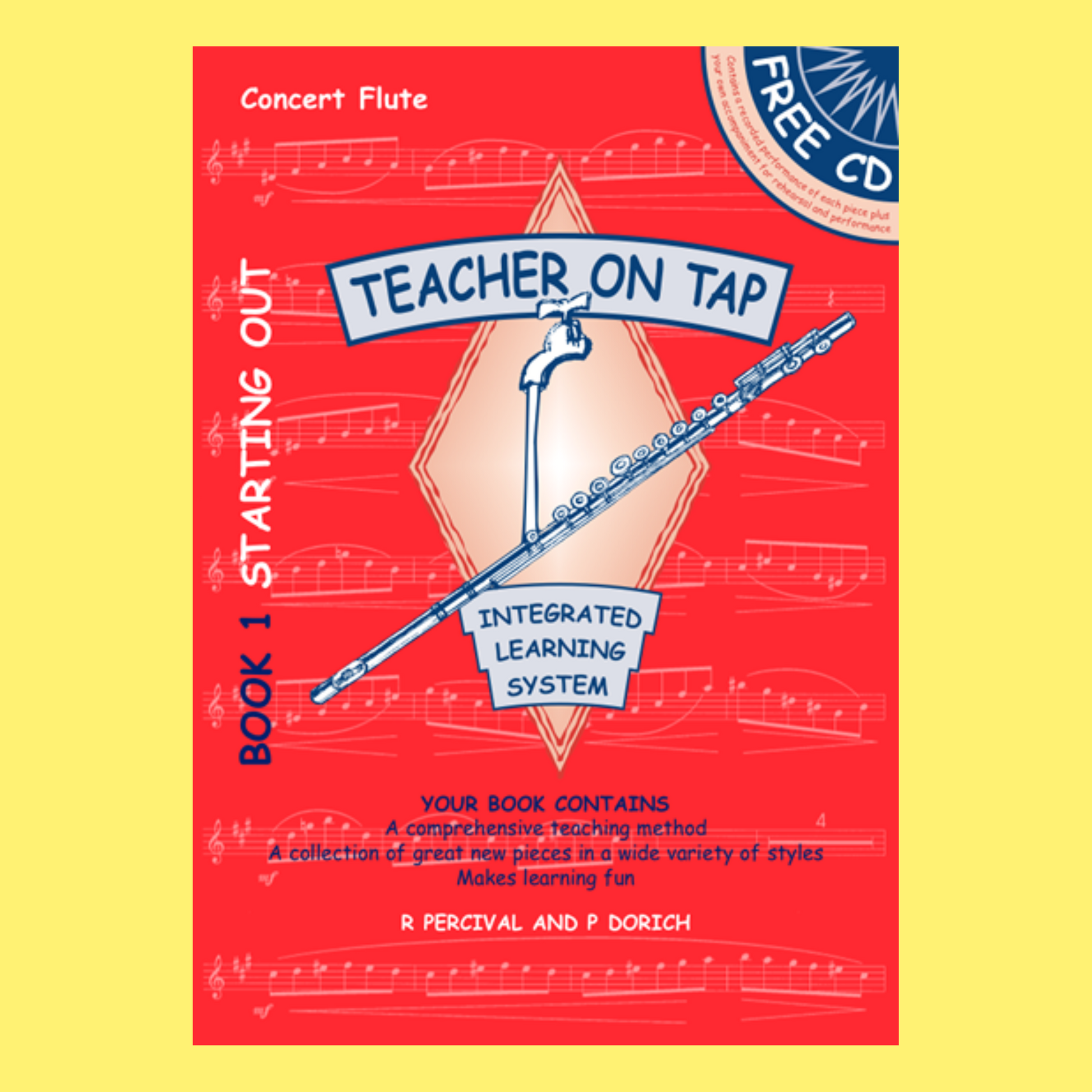 Teacher On Tap - Flute Book 1 (Book/CD)