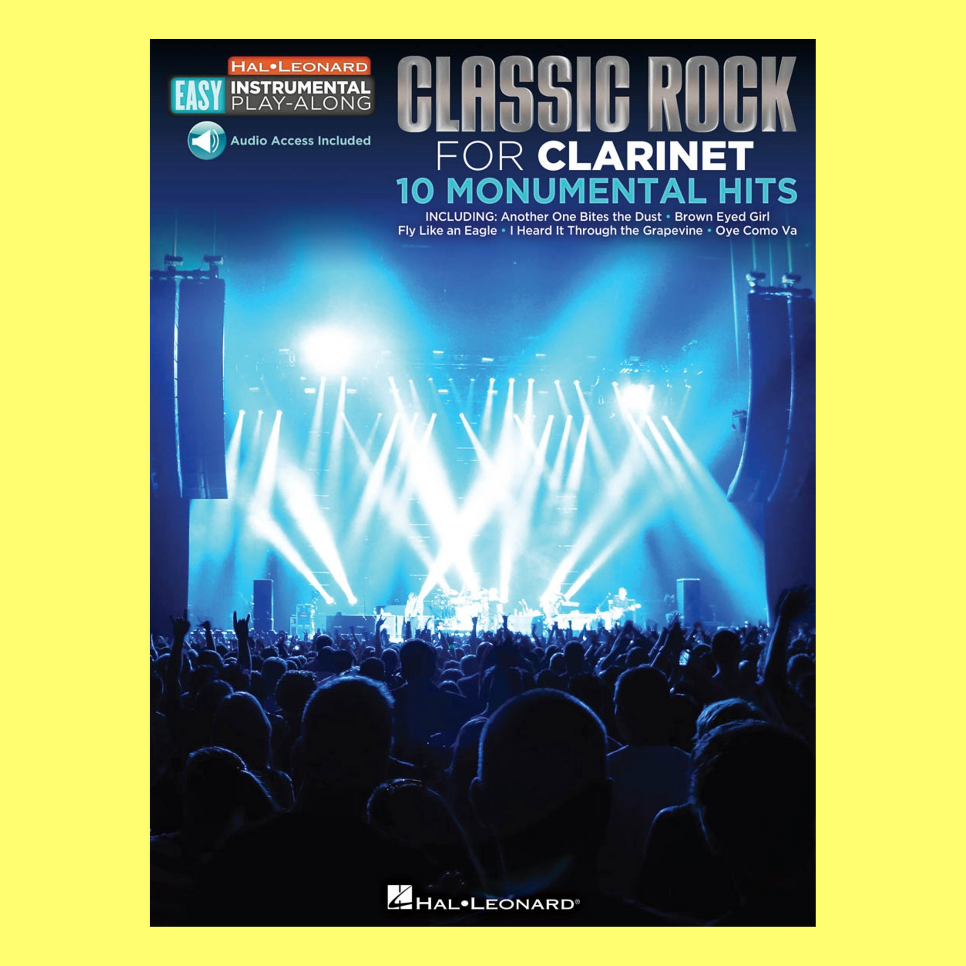 Classic Rock Clarinet Easy Instrumental Play Along Book/Ola