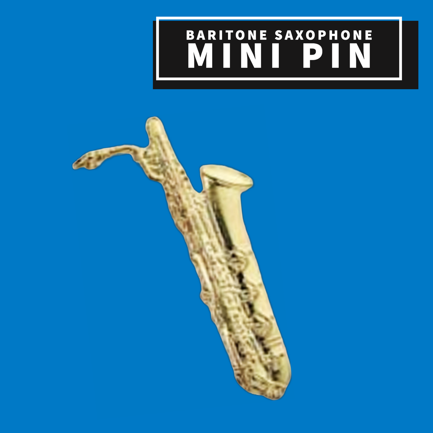 Baritone Saxophone Mini Pin