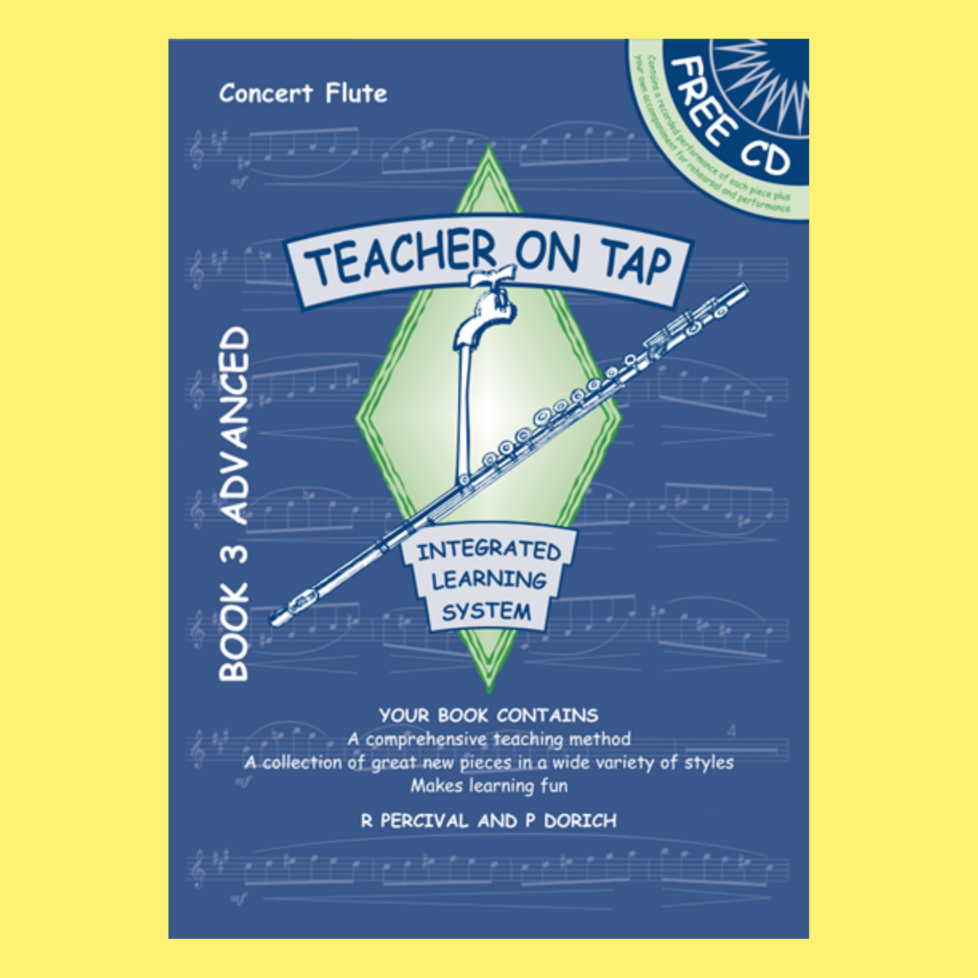 Teacher On Tap - Flute Book 3 (Book/CD)