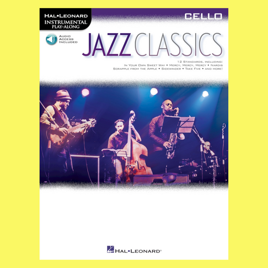 Jazz Classics For Cello Play Along Book/Ola