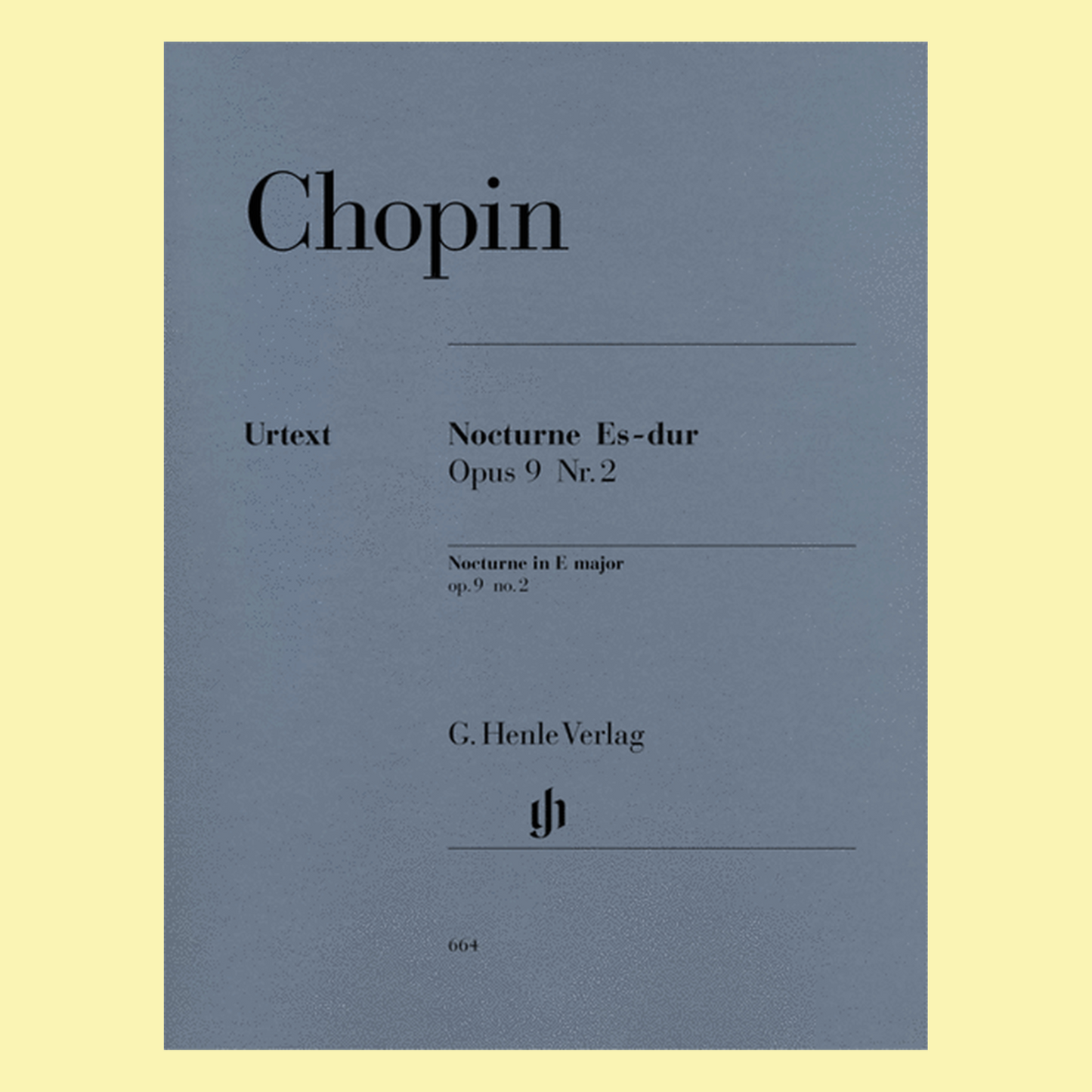 Chopin - Nocturne Op 9 No 2 E Flat Piano Sheet Music